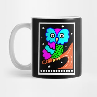 Owl with Polka Dot Belly Mug